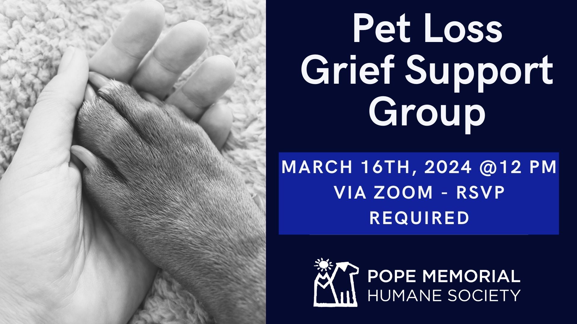 Pet Loss – A Grief Support Group